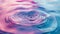 Spiraling water ripple with a pinkish hue abstract backdrop