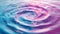 Spiraling water ripple with a pinkish hue abstract backdrop