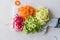 Spiralized Vegetables Noodle Carrot, Beetroot, Zucchini and Cucumber