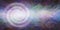 Spiralling vortex energy healing message banner