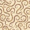 Spirals sand seamless pattern