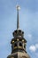 Spire of the Dresden Chapel. Beautiful architecture of the old city. Close-up