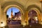 Spire of Gdansk Main Town Hall in twilight