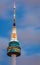 The spire of N Seoul Tower, or Namsan Tower