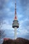 The spire of N Seoul Tower, or Namsan Tower