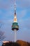 The spire of N Seoul Tower, South Korea
