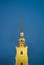 Spire of the Peter and Paul Cathedral, Saint Petersburg, Russia
