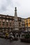 Spire of San Domenico, one of the three monumental columns in Naples