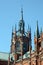 Spire Spiers, turrets and pinnacles The Cathedral of the Immaculate Conception of the Blessed Virgin Mary Blue sky