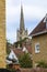 Spire of St. Marys Church in Saffron Walden, UK