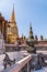 Spires and temples at Grand Palace, Thailand