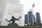 Spirit of Detroit Statue and Renaissance Center