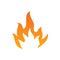 Spirit energy fire flame color shape logo design
