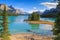 Spirit Isalnd in Maligne Lake