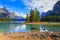 Spirit Isalnd in Maligne Lake