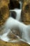 Spirit-like long exposure of waterfall, White Mountains, New Ham