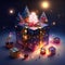 Spirited Festivities: Infuse Your Christmas with Vibrant Gifts and Decorations AI Generative By Christmas ai