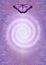 Spiritual butterfleyes spiral concept background