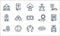 Spiritual line icons. linear set. quality vector line set such as tea, cross, lotus, infinite, eclipse, praying, rosary, road,