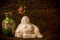 Spiritual old jade figurine Budai Maitreya