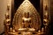 Spiritual Serenity Divine Buddha Statue in Indian Culture.AI Generated