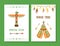 Spiritual Totem, Indian Tribe Cards Collection, Boho Style Template Can be Used for Banner, Flyer, Placard Vector