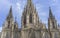 Spirituality, Gothic Catholic Cathedral Facade Barcelona Catalo