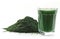 Spirulina algae powder