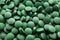 Spirulina tablets, closeup