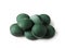 Spirulina tablets isolated