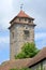 Spital-bastion gate tower in Rothenburg ob der Tauber in Germany