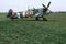 Spitfire Parked on Grass
