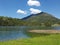 The Spitzingsee, mountain lake in the Alps