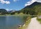 The Spitzingsee, mountain lake in the Alps