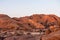 The Spitzkoppe area around sunset