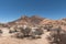 Spitzkoppe group of bald granite peaks in the Namib desert of Namibia