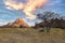 Spitzkoppe, landscape of famous red, granite rocks, Namibia, Africa