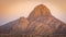 The Spitzkoppe mountain at sunrise in Namibia