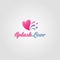 Splash Love - Stylish Heart Logo