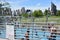 Splash Pad at Gantry Plaza State Park in Queens, New York