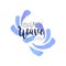 Splash wave logo template original design, aqua label, abstract water badge watercolor vector Illustration