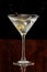 Splashing martini olives