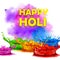 Splashy Happy Holi background