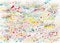 Splattered white sheet paper