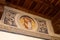 Splendid frescoed ceilings inside the Castle of Grinzane Cavour, Unesco heritage