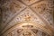 Splendid frescoed ceilings inside the Castle of Grinzane Cavour, Unesco heritage