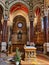 Splendid interior of the basilica of Ars-sur-Formans, center of France.