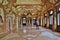 Splendid interior in Corte Vecchia, Palazzo Ducale. Mantua, Italy.