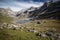 Splendid mountain lake in Swiss Alps, Glattalpsee