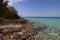 The splendid sea of the Bay of Pigs, Cuba